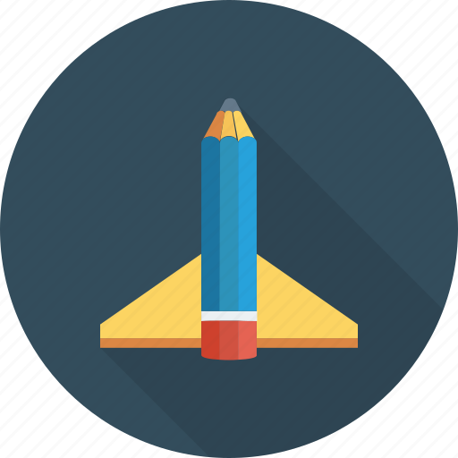 Education, launch, pen, pencil, rocket, study icon icon - Download on Iconfinder