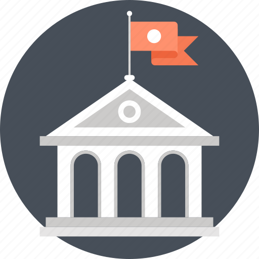 Bank, building, college, education, knowledge, school, university icon - Download on Iconfinder