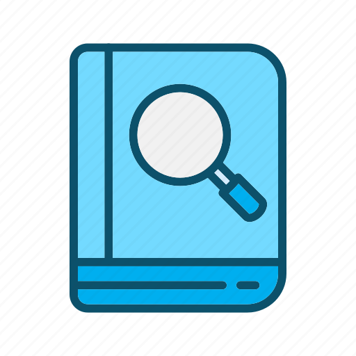 Book, find, search, zoom icon - Download on Iconfinder