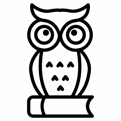 Owl, school, pencil, bird icon - Download on Iconfinder