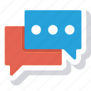 bubbles, chat, chat bubbles, chatting, comment, conversation, messages icon
