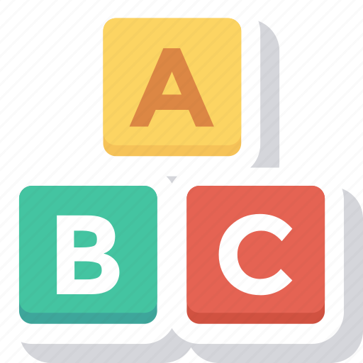 Abc, abc blocks, alphabet, alphabet blocks, blocks, cubes icon icon - Download on Iconfinder