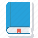 book, bookmark, education icon