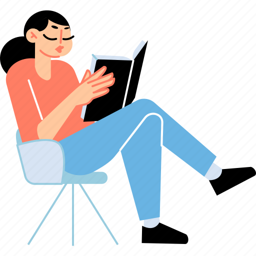Education, learning, reading, people, book, school, study illustration - Download on Iconfinder