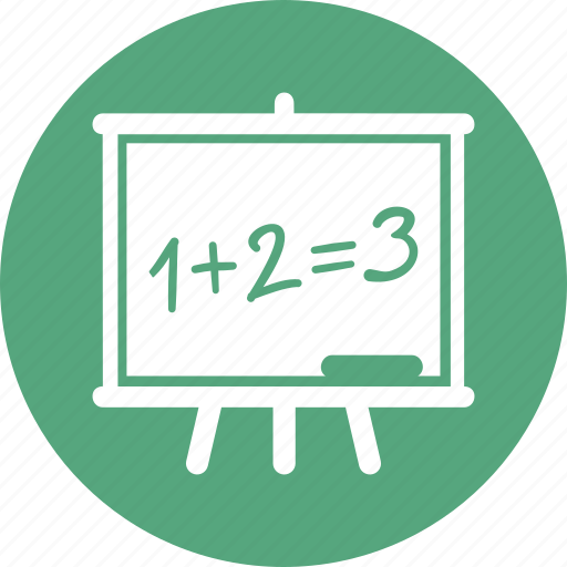 Education, math, school blackboard icon - Download on Iconfinder