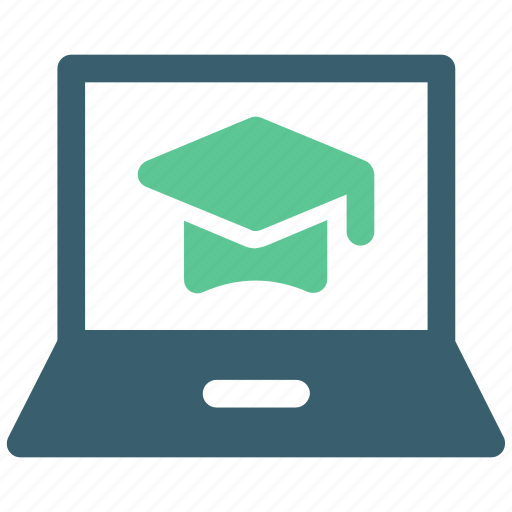 Graduation, online education, online graduation, online study icon icon - Download on Iconfinder