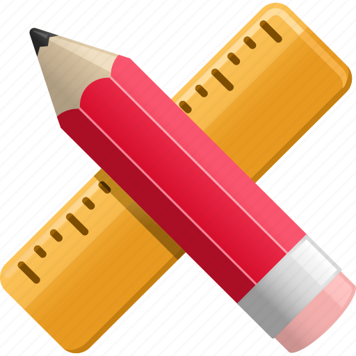 Office supplies, pencil, ruler, school supplies, stationery, supplies icon - Download on Iconfinder