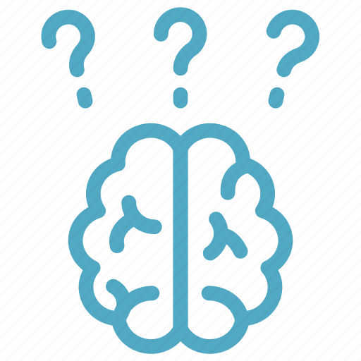 Brain, frustration, question mark, think icon icon - Download on Iconfinder