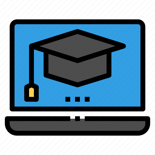Online, education, laptop, learning, school, technology, study icon - Download on Iconfinder