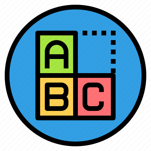Basic, learning, abc, education, kids, letters, school icon - Download on Iconfinder