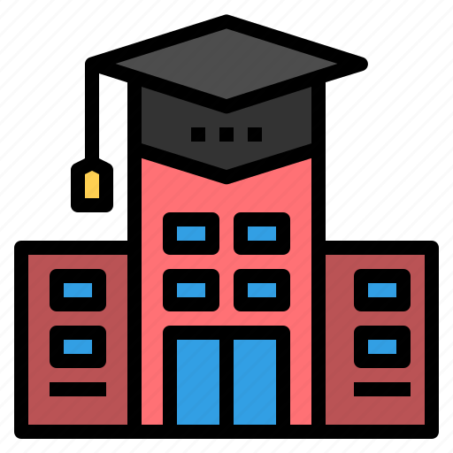 University, building, education, school, college, high, campus icon - Download on Iconfinder