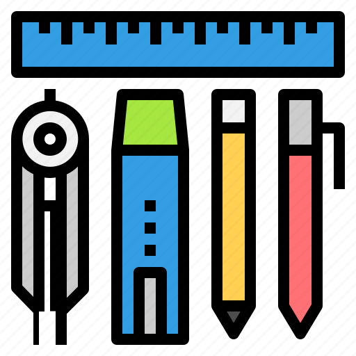 Stationery, education, tool, school, pen, pencil, marker icon - Download on Iconfinder
