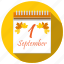 autumn, back to school, calendar, first, leaves, september 