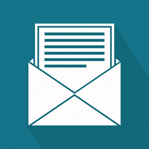 Document, envelope, mail, open icon - Download on Iconfinder
