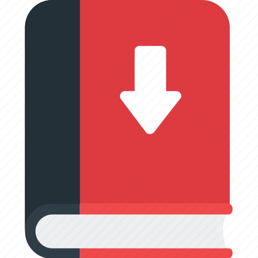 Book, down arrow, download, encyclopedia, guide, literature, textbook icon icon - Download on Iconfinder
