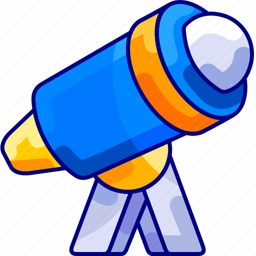 Bukeicon, education, lesson, stars, telescope icon - Download on Iconfinder