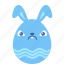 angry, bunny, crabby, egg, emoji, emotion, rabbit 