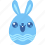 bunny, cute, easter, egg, emoji, kawai, rabbit 