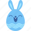bunny, easter, egg, happy, laugh, rabbit, smile 