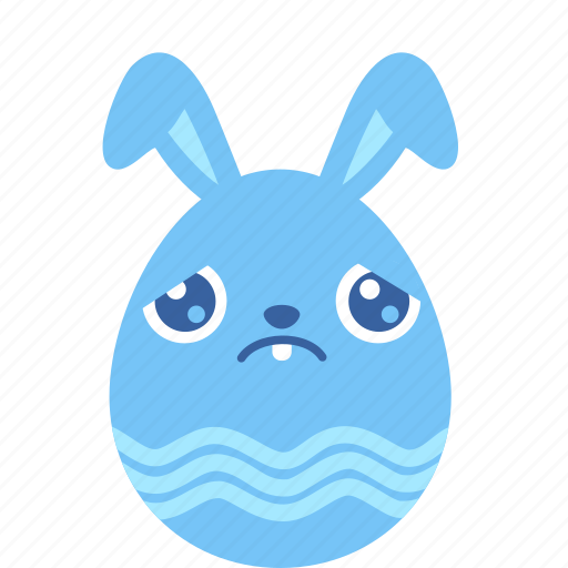 Bunny, easter, egg, emotion, rabbit, sad, sorry icon - Download on Iconfinder