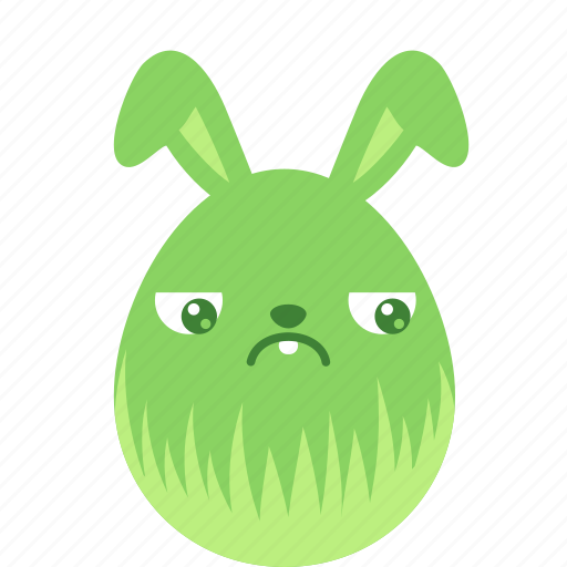 Bunny, easter, egg, emoji, emotion, guilty, rabbit icon - Download on Iconfinder