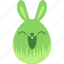 bunny, easter, egg, emoji, emotion, happy, rabbit 