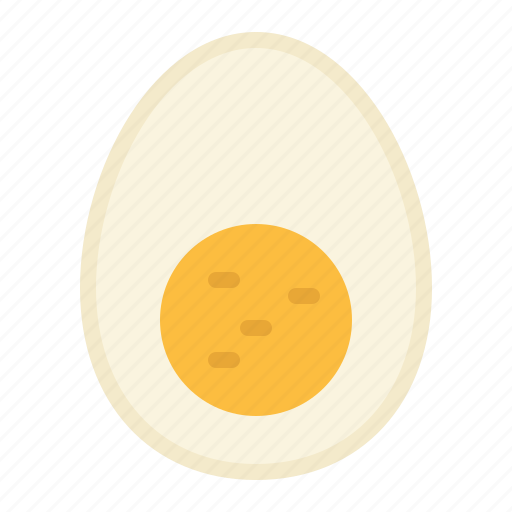 Boiled, breakfast, egg, food, organic, protein icon - Download on Iconfinder