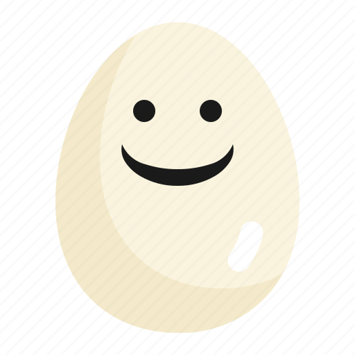 Breakfast, egg, face, food, organic, protein, smile icon - Download on Iconfinder