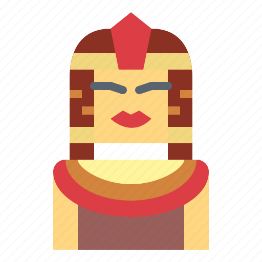 Cleopatra, egyptian, queen, woman icon - Download on Iconfinder