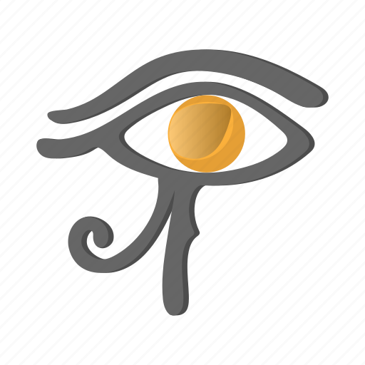 Ancient, cartoon, egypt, eye, horus, ra, religion icon - Download on Iconfinder