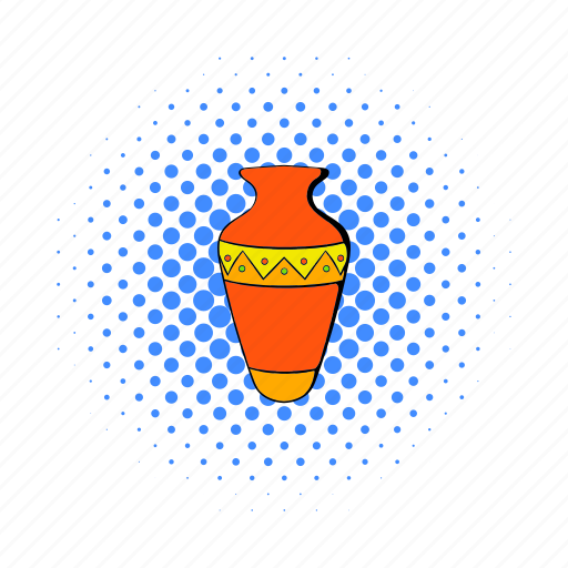 Amphora, clay, comics, egypt, egyptian, pottery, vase icon - Download on Iconfinder