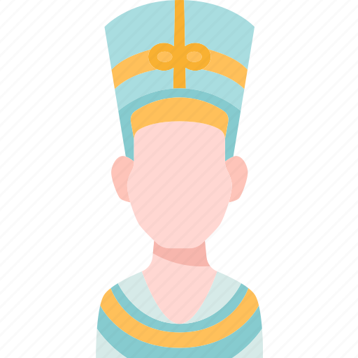 Nefertiti, queen, ancient, egypt, historic icon - Download on Iconfinder
