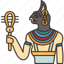 bastet, goddess, worship, ancient, egyptian 