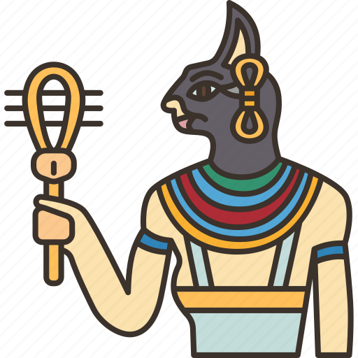 Bastet, goddess, worship, ancient, egyptian icon - Download on Iconfinder
