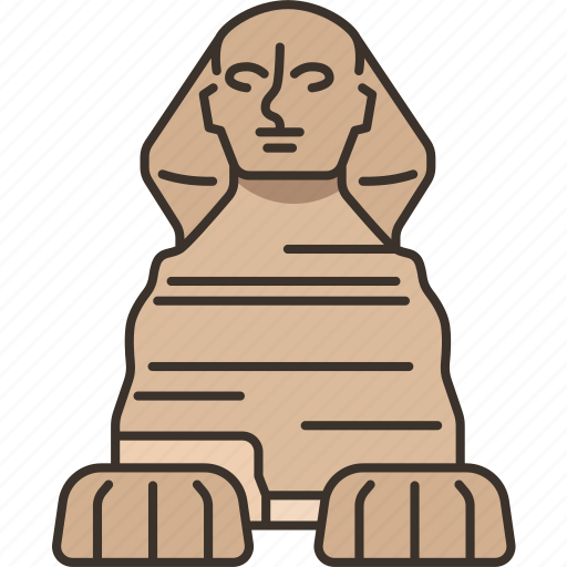 Sphinx, archeology, monument, tomb, pharaoh icon - Download on Iconfinder