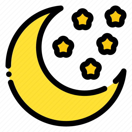 Moon, night, sky, lunar, crescent icon - Download on Iconfinder