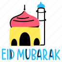 eid mubarak, eid greetings, mosque, holy event, muslims festival 