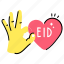 eid greetings, eid celebration, eid wishes, eid card, heart 