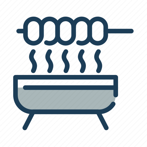 Satay, roasted, grilled, meal, food icon - Download on Iconfinder
