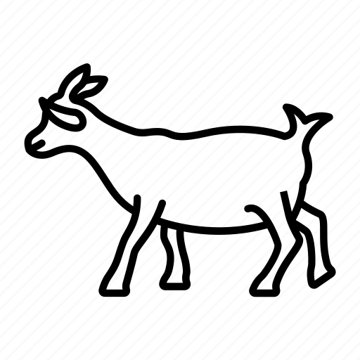 Goat, small, eid al azha, sacrifice, animal icon - Download on Iconfinder