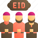 eid, men, muslim, pray, religious