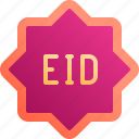eid, greeting, stamp, star, typography