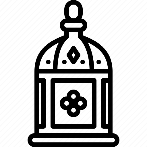 Al, eid, ftr, lamp, lantern, light, sign icon - Download on Iconfinder