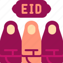 eid, muslim, pray, religious, women