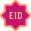 eid, greeting, stamp, star, typography 