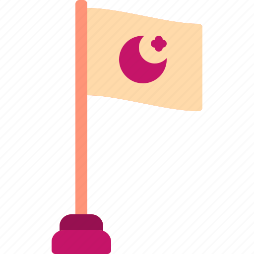 Flag, islamic, muslim, ramadan, sign icon - Download on Iconfinder