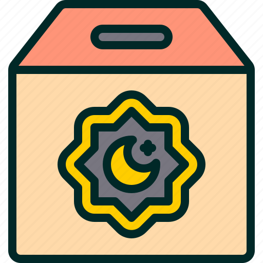 Alms, box, charity, ramadan, zakat icon - Download on Iconfinder