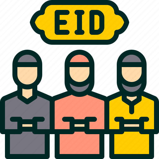 Eid, men, muslim, pray, religious icon - Download on Iconfinder