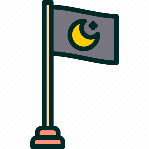 Flag, islamic, muslim, ramadan, sign icon - Download on Iconfinder