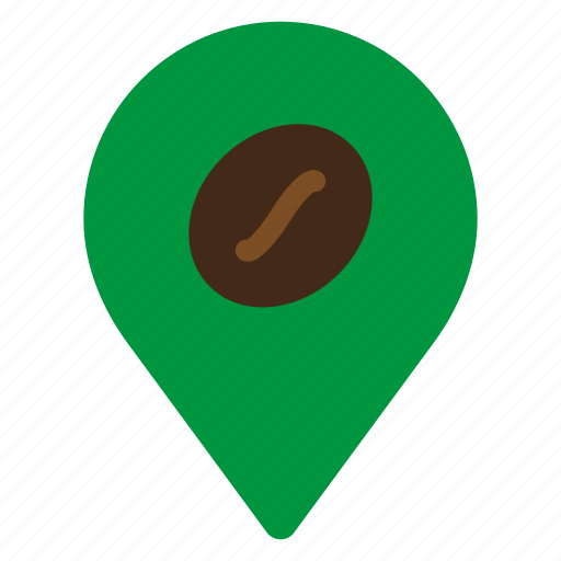 Coffee, location, map, shop icon - Download on Iconfinder